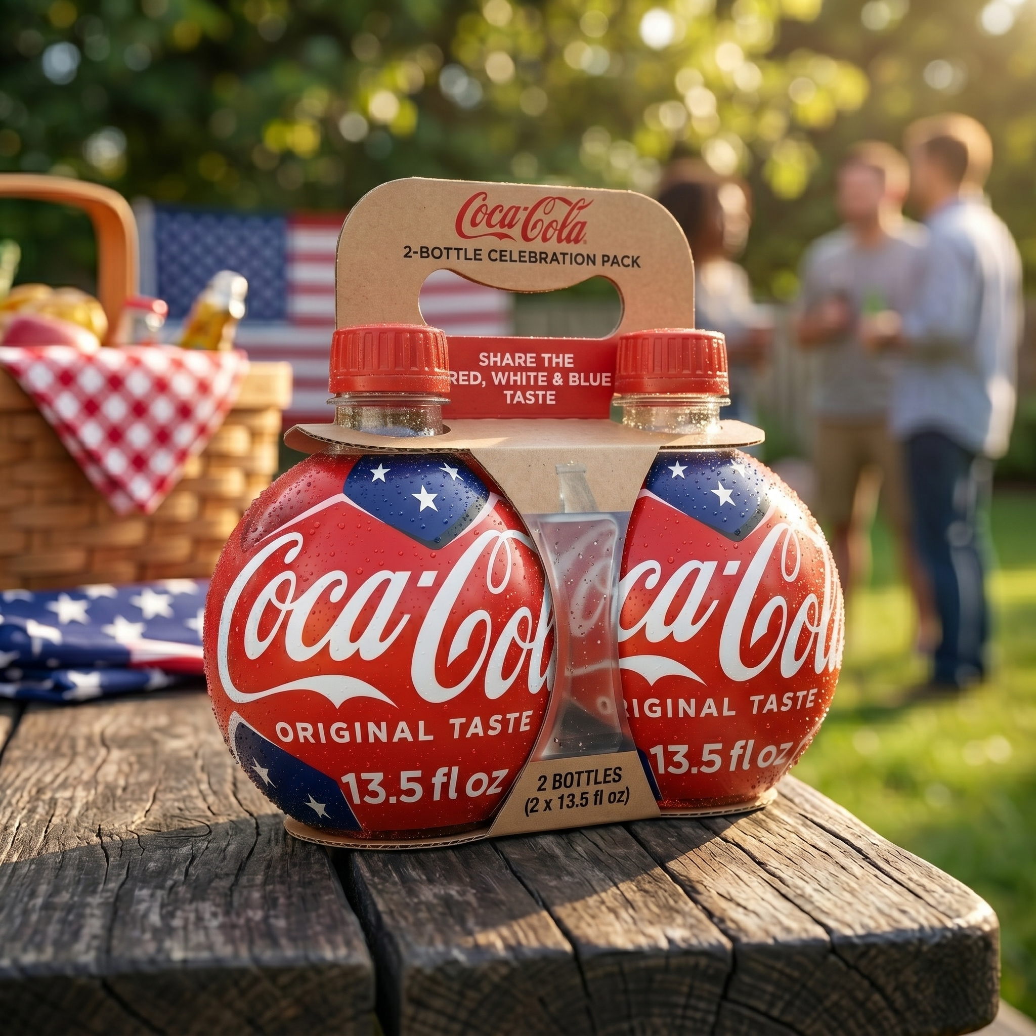 Coca-Cola Original Soda Pop Orb Bottles 13.5 fl oz (2-Pack) – Classic Refreshing Cola Soft Drink
