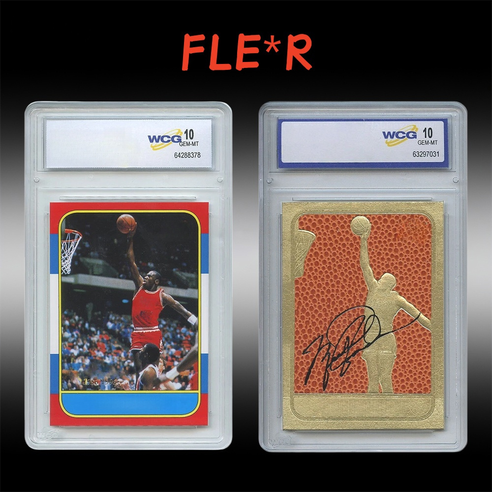 2-Pack FL**R Basketball Trading Card Collectible, Rookie Card #4, 1996–97 Series, Classic Trading Card, Encased Sports Card, Suitable for Display and Collection