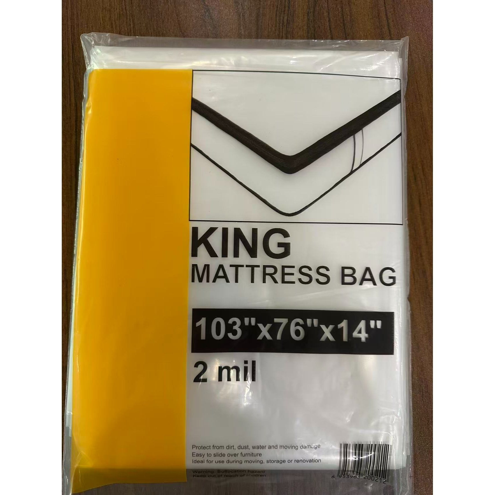 TEMU King Size Mattress Bag Heavy Duty Used For Moving And Storage Design