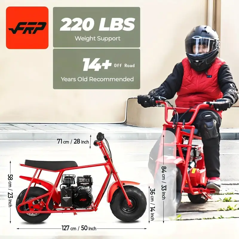 frp gmb100 100cc gas mini bike adults engine 28 mph - Temu frp gmb100 100cc gas mini bike adults engine 28 mph - Temu