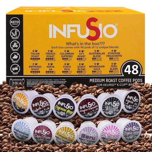 coffee pods count 12 sophisticated medium single serve coffee compatible with k cup 2 0