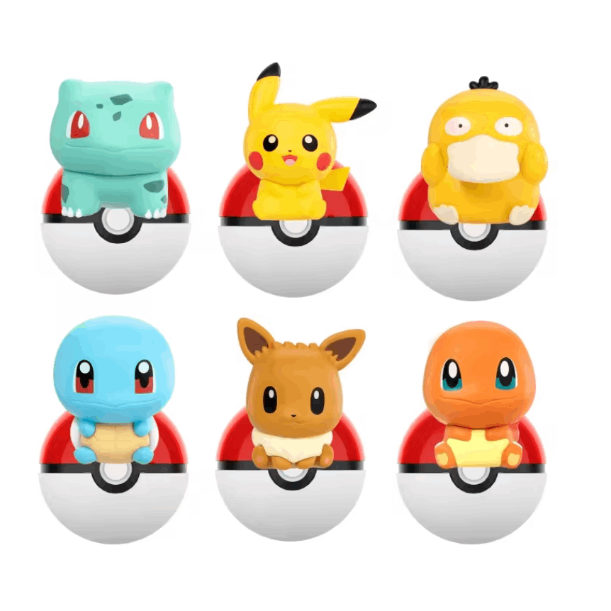 TEMU V1 Palmsize Pikachu 1pc Blind Box Figurines | Pvc Mini Desktop Ornament