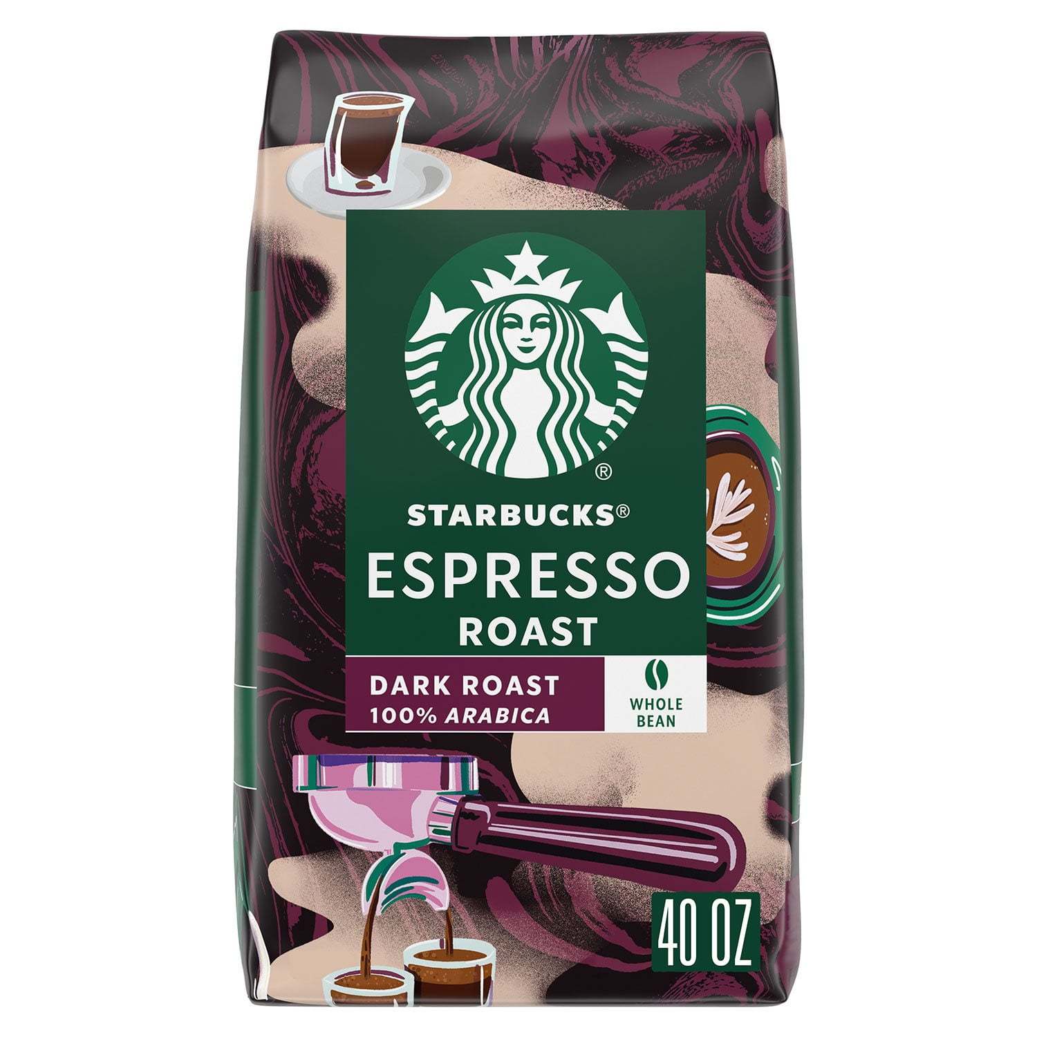 whole bean coffee authentic   dark premium   whole beans for espresso drip brewing   coffee grinders 40 oz  