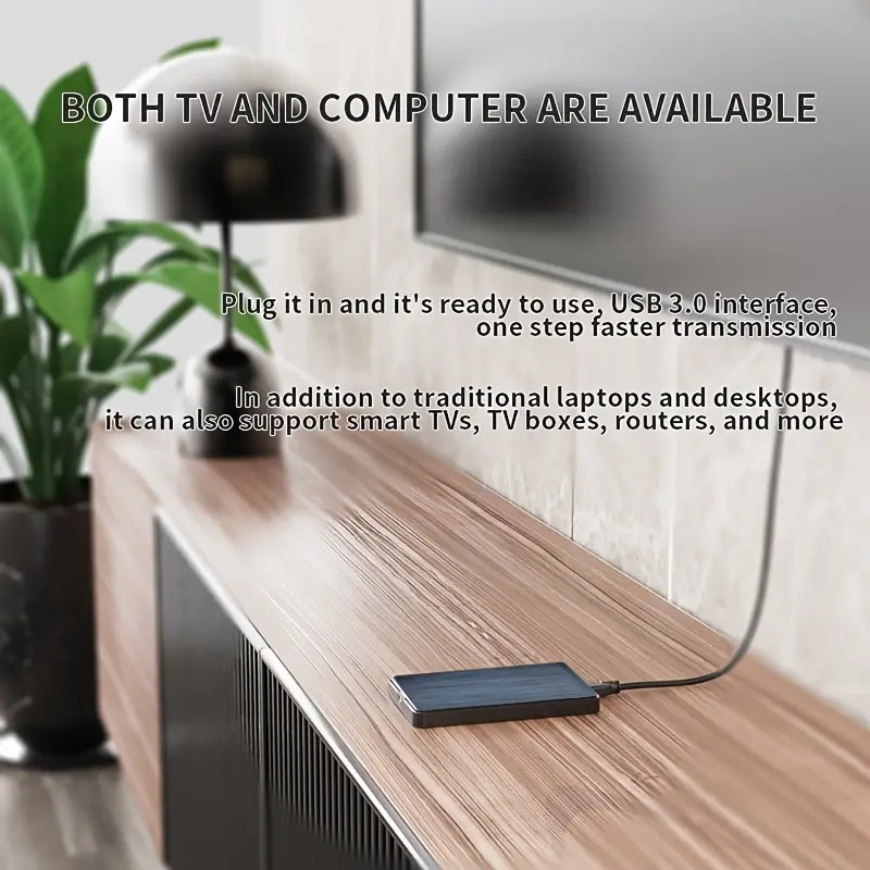 4TB Portable External Hard Drive - USB 3.0 high speed, compact and lightweight design, compatible with iPad, Windows, FAT32 and exFAT file systems, providing reliable backup storage for students and professionals, multimedia data transfer, portable storage drive, student data backup, modern appearance, multimedia compatibility, stylish design, high-speed transfer, suitable for office workers 13 4TB Portable External Hard Drive - USB 3.0 high speed, compact and lightweight design, compatible with iPad, Windows, FAT32 and exFAT file systems, providing reliable backup storage for students and professionals, multimedia data transfer, portable storage drive, student data backup, modern appearance, multimedia compatibility, stylish design, high-speed transfer, suitable for office workers