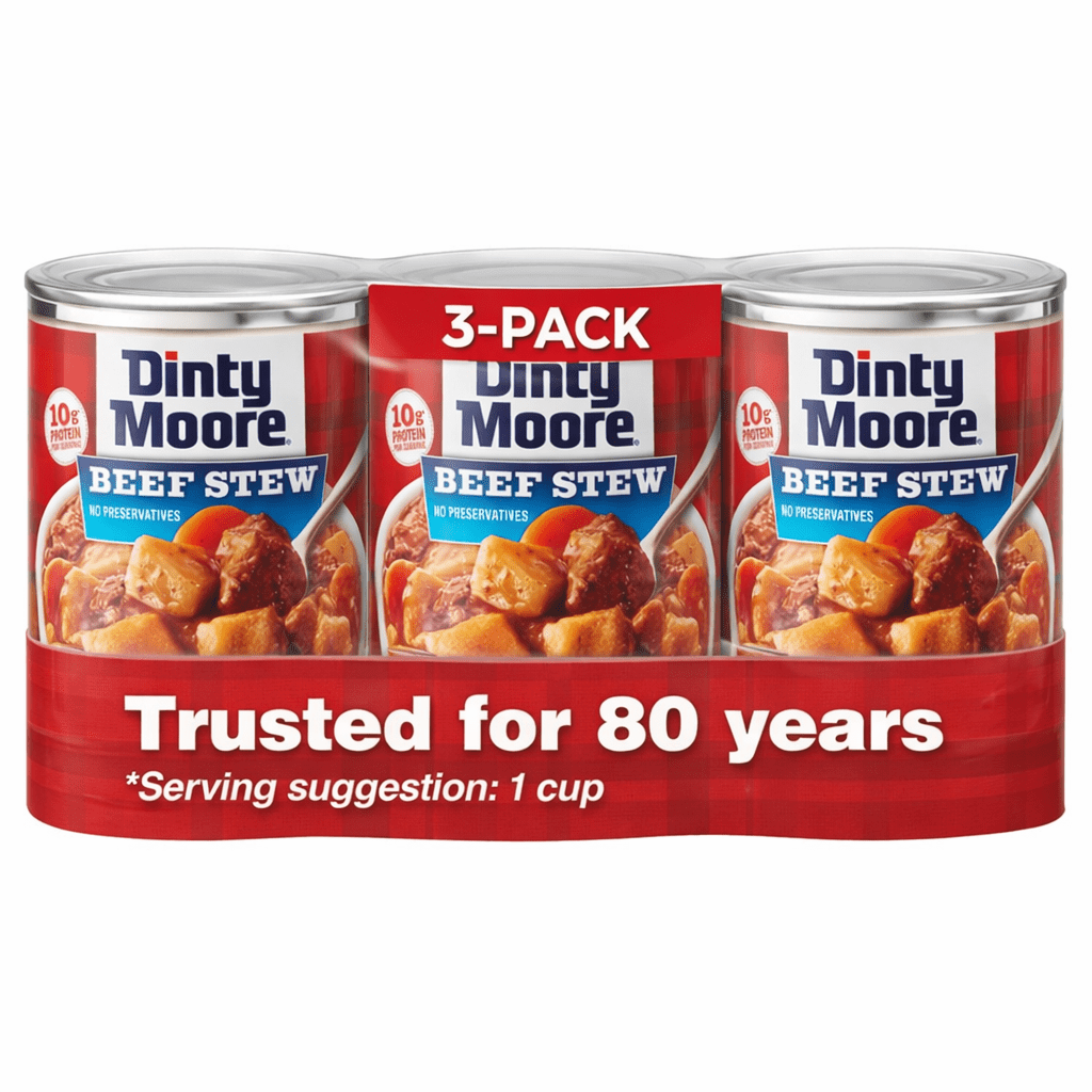 TEMU 3 Pack - Dinty Moore Beef Stew, Hearty Beef Stew With Tender Beef, Potatoes, And Carrots