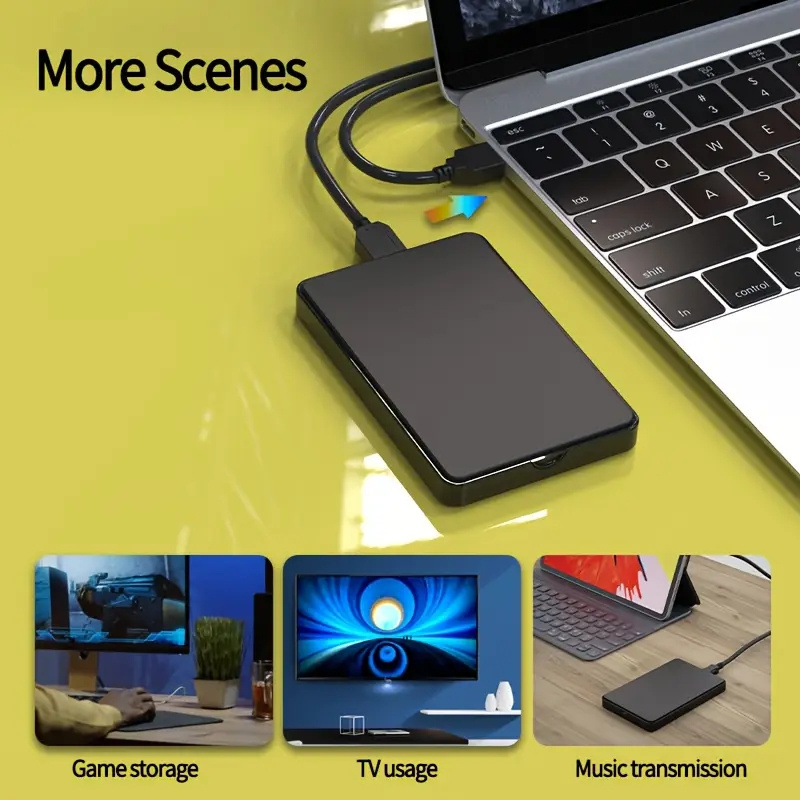 4TB Portable External Hard Drive - USB 3.0 high speed, compact and lightweight design, compatible with iPad, Windows, FAT32 and exFAT file systems, providing reliable backup storage for students and professionals, multimedia data transfer, portable storage drive, student data backup, modern appearance, multimedia compatibility, stylish design, high-speed transfer, suitable for office workers 11 4TB Portable External Hard Drive - USB 3.0 high speed, compact and lightweight design, compatible with iPad, Windows, FAT32 and exFAT file systems, providing reliable backup storage for students and professionals, multimedia data transfer, portable storage drive, student data backup, modern appearance, multimedia compatibility, stylish design, high-speed transfer, suitable for office workers