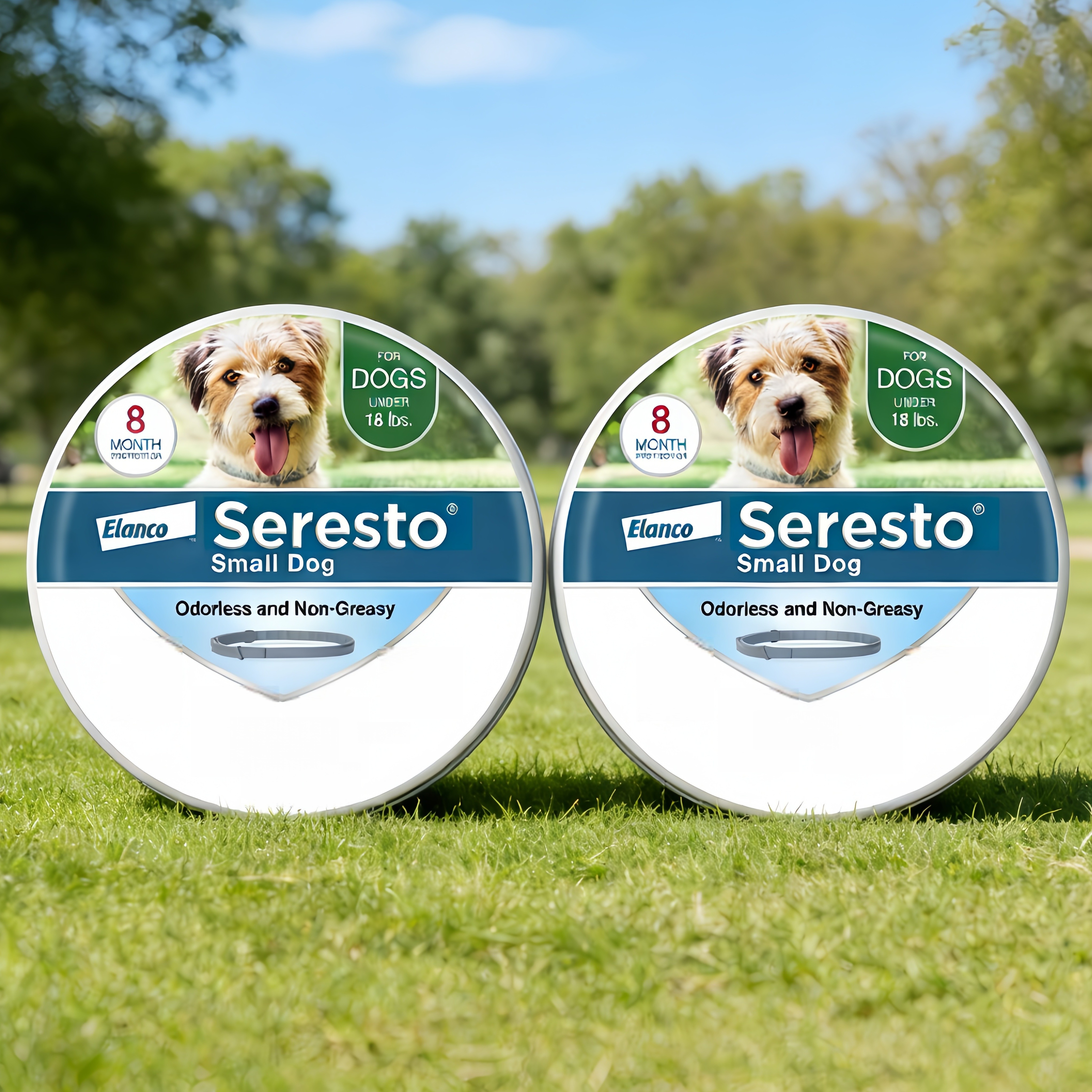 TEMU 2-pack Seresto Small Dog Collar For Dogs Lbs 16-month