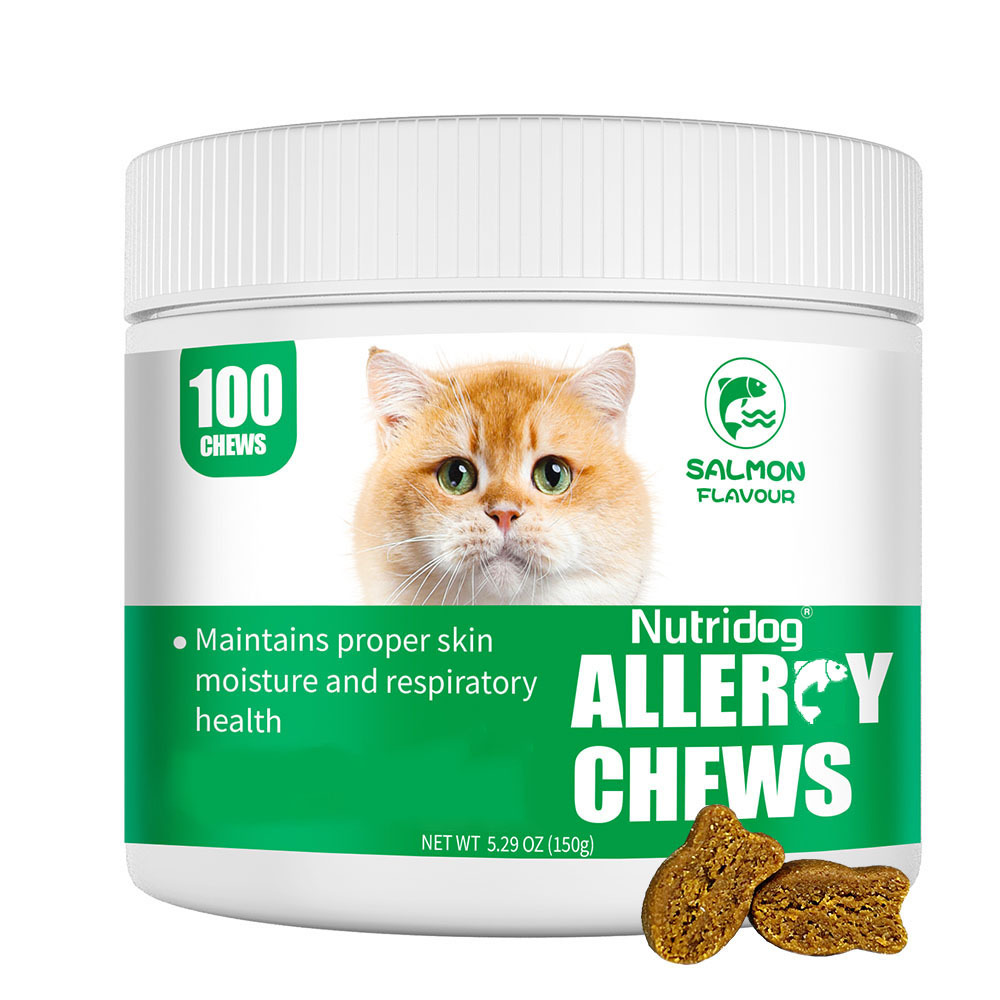 TEMU 2 Packs Nutridog Cat : , Salmon Flavor, 100 Chews For A Diet, Suits All Breeds，cat Health Supplement, Easy Cat Food, Cat Wellness, Cat Lovers，cat