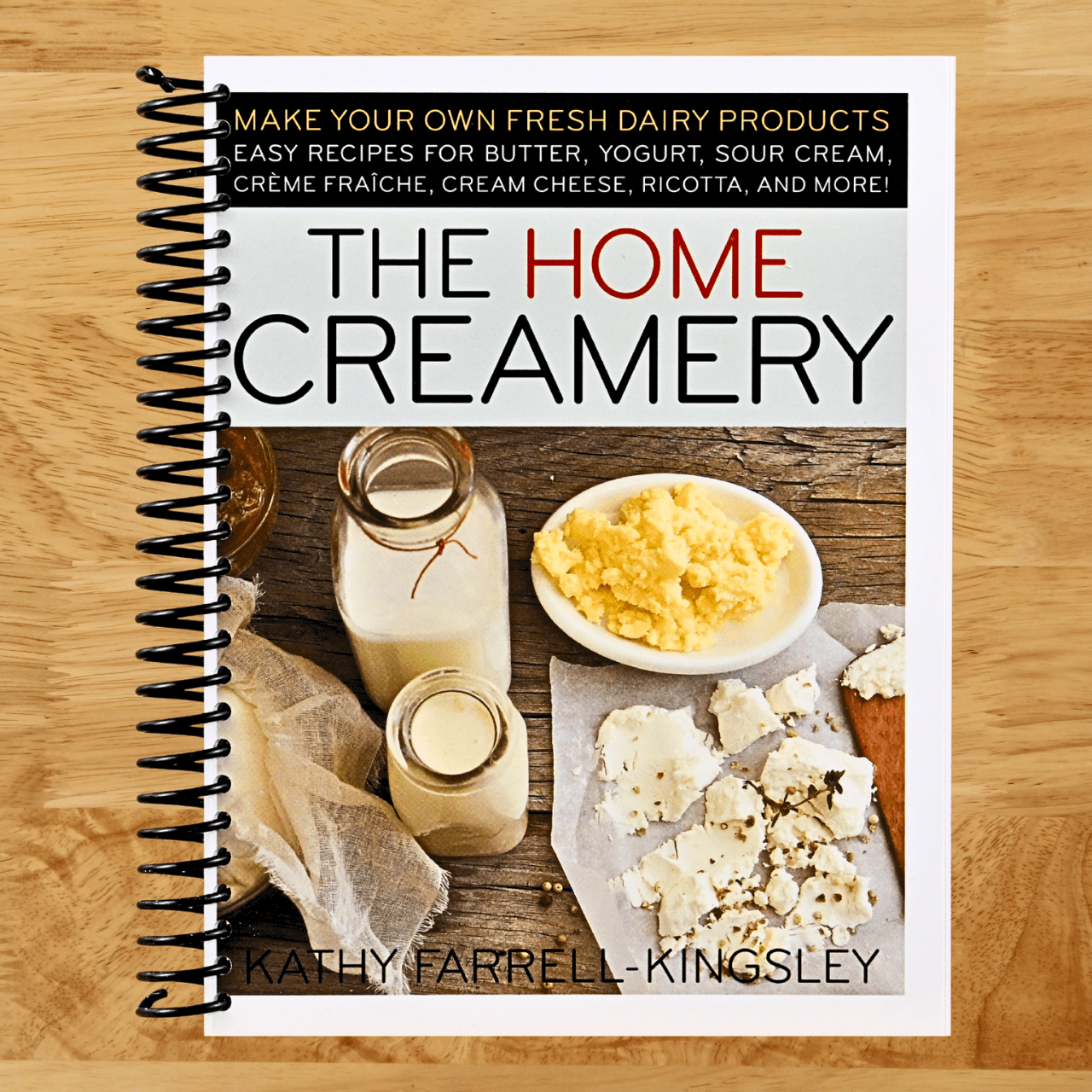 TEMU The Home Creamery: Make Your Own Fresh Dairy Products; Easy Recipes For Butter, Yogurt, Sour Cream, Creme Fraiche, Cream Cheese, Ricotta, And