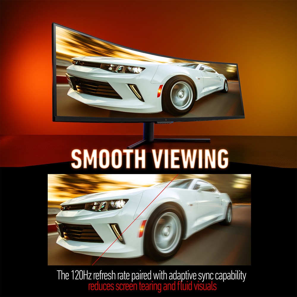 49 curved   dual qhd monitor 5120 1440 32 9 hdr400 120hz va panel usb c 65w pd   pbp pip kvm switch built in speakers ergonomic stand   Product details 3