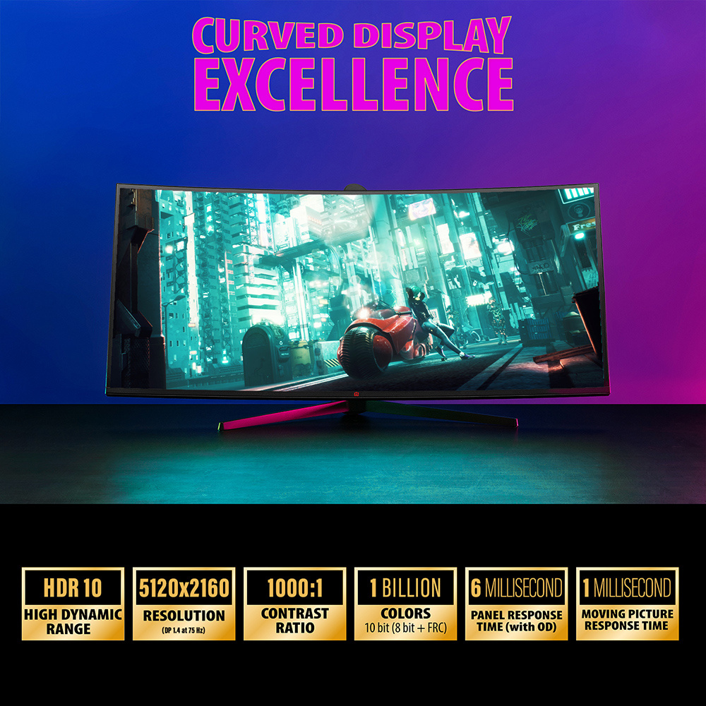 40 5k   monitor 5120 2160 ips hdr10 21 9 100 srgb 96 dci   usb c   dp pip pbp adaptive   color   for creators multitasking   Product details 1