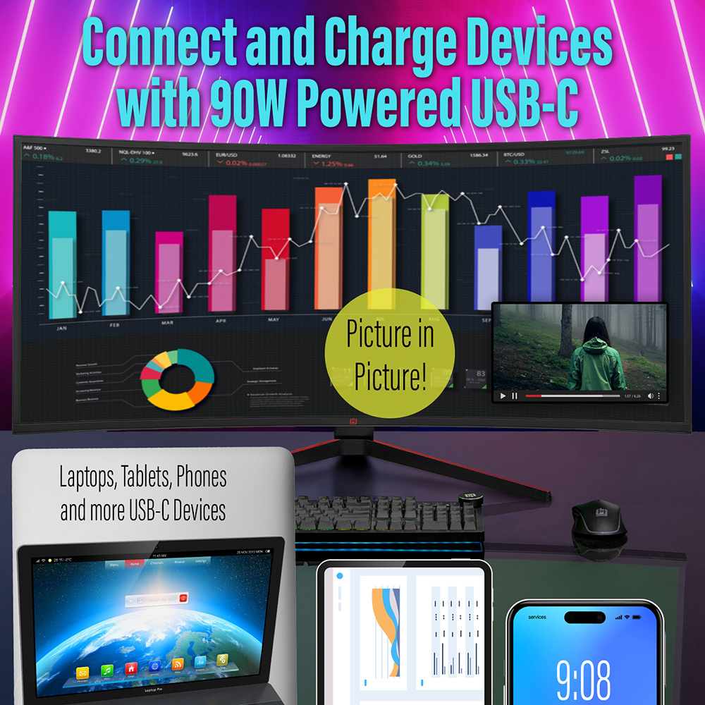 40 5k   monitor 5120 2160 ips hdr10 21 9 100 srgb 96 dci   usb c   dp pip pbp adaptive   color   for creators multitasking   Product details 6