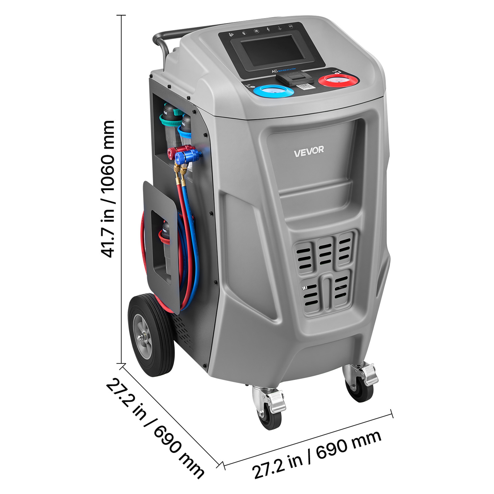 fully automatic refrigerant recovery machine for   98 5   7 inch     vacuum and   machine for standard and high   a   Product details 8