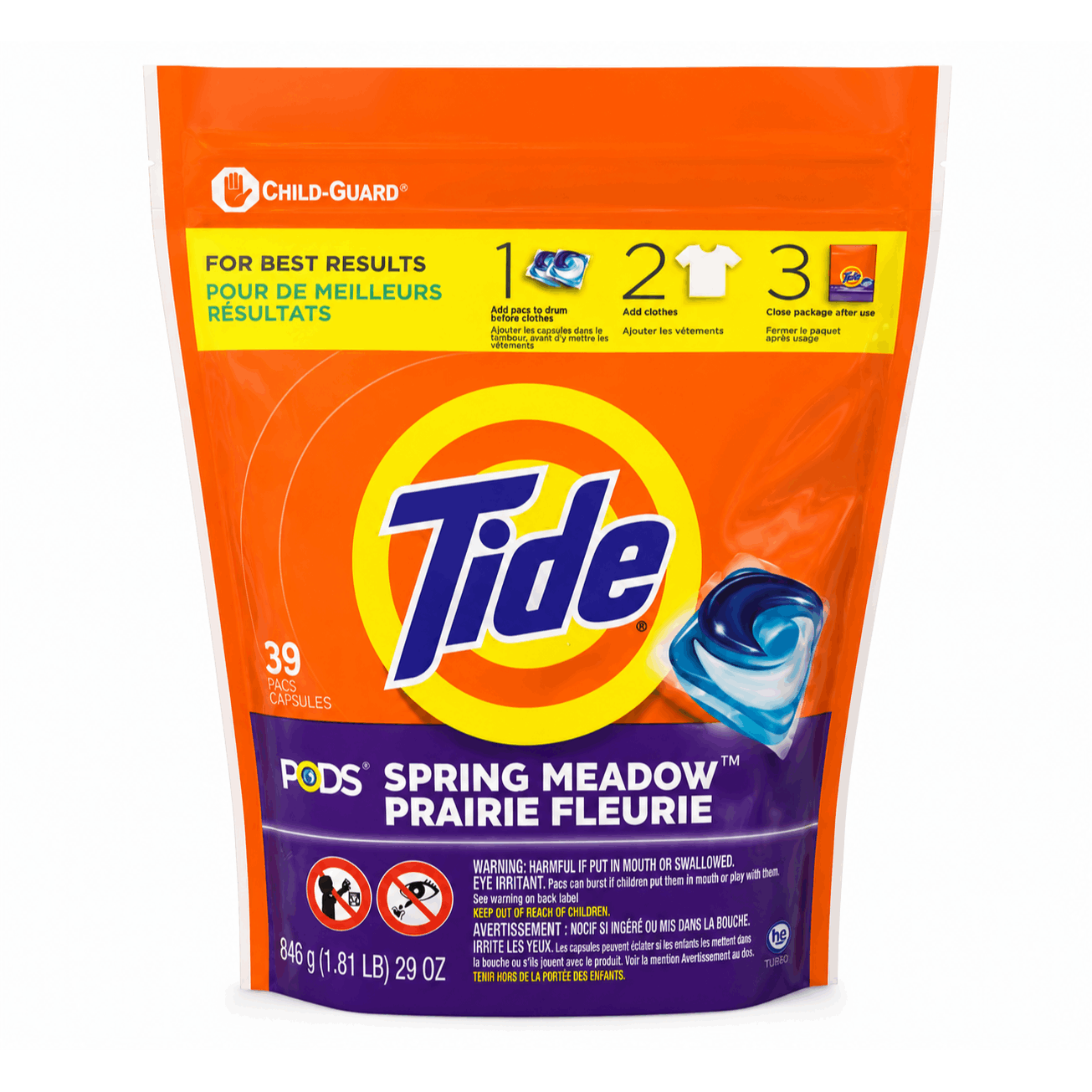 TEMU Pods, Laundry Detergent, 3in1 Xl , In 38/39/88/127/156 Count Pack Size.