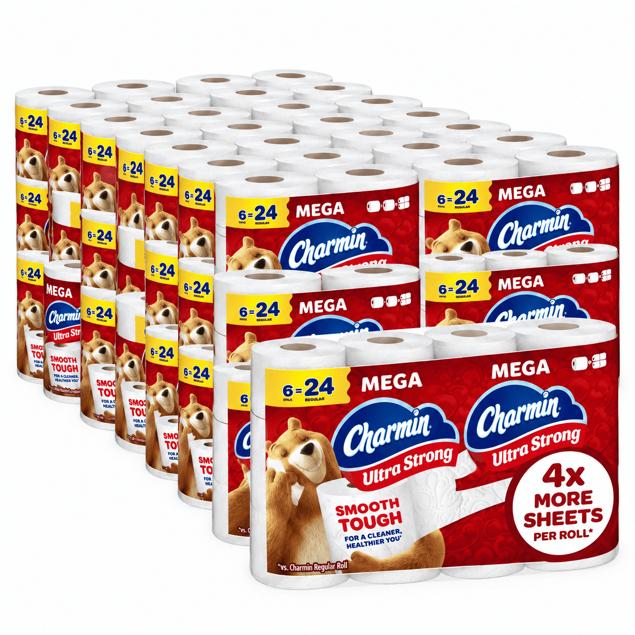 TEMU Case Of 1 – Ultra Soft, 2-ply , (6 Each), (6+6=12 Total), (packaging May )