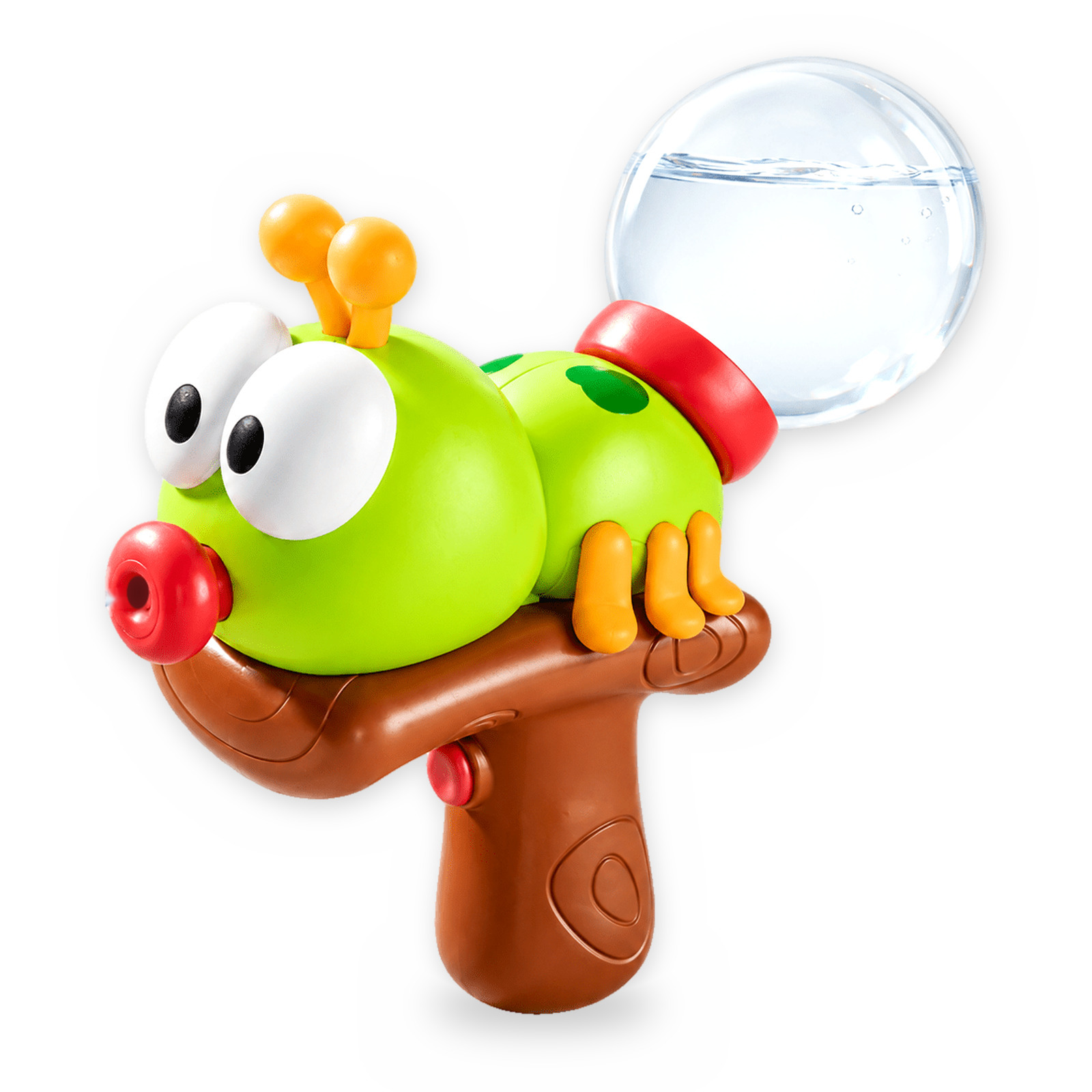 Electric Water Blaster, Cute Snail Shape Water With Big Googly Eyes, Press Spray & Clear Twist-on Water Tank, Green / Pink, Pool Beach & Backyard Summer Toy Gift
