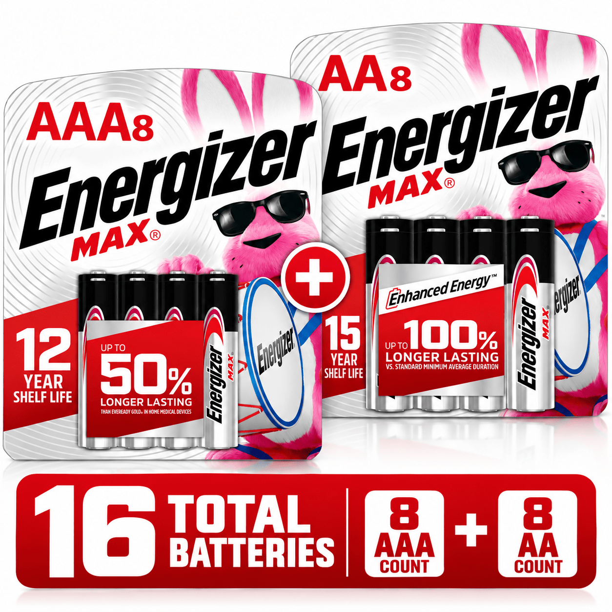 TEMU Max Aa & Aaa Batteries, Pack, Long-lasting Non-rechargeable Batteries For Remotes, Flashlights And Household Devices