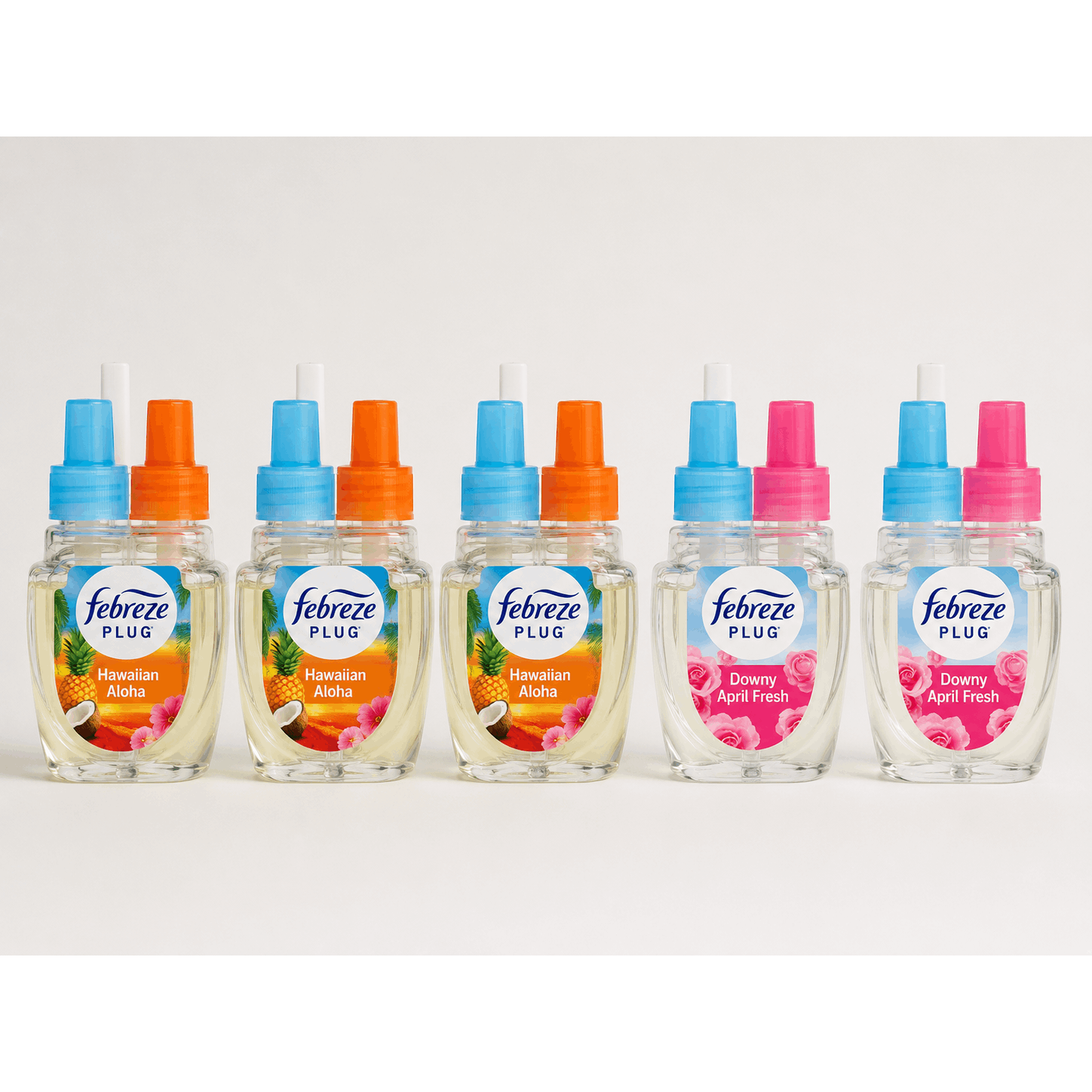 TEMU Febreze Plug Air Freshener Pack, (3) Scent, (2) Downy Scent, 4.32 Fl. Oz., Refills (packaging May )