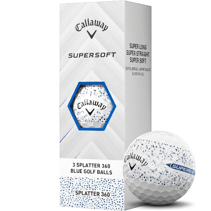 Callaway Golf Golf Balls Blue Splatter (1 Sleeve)