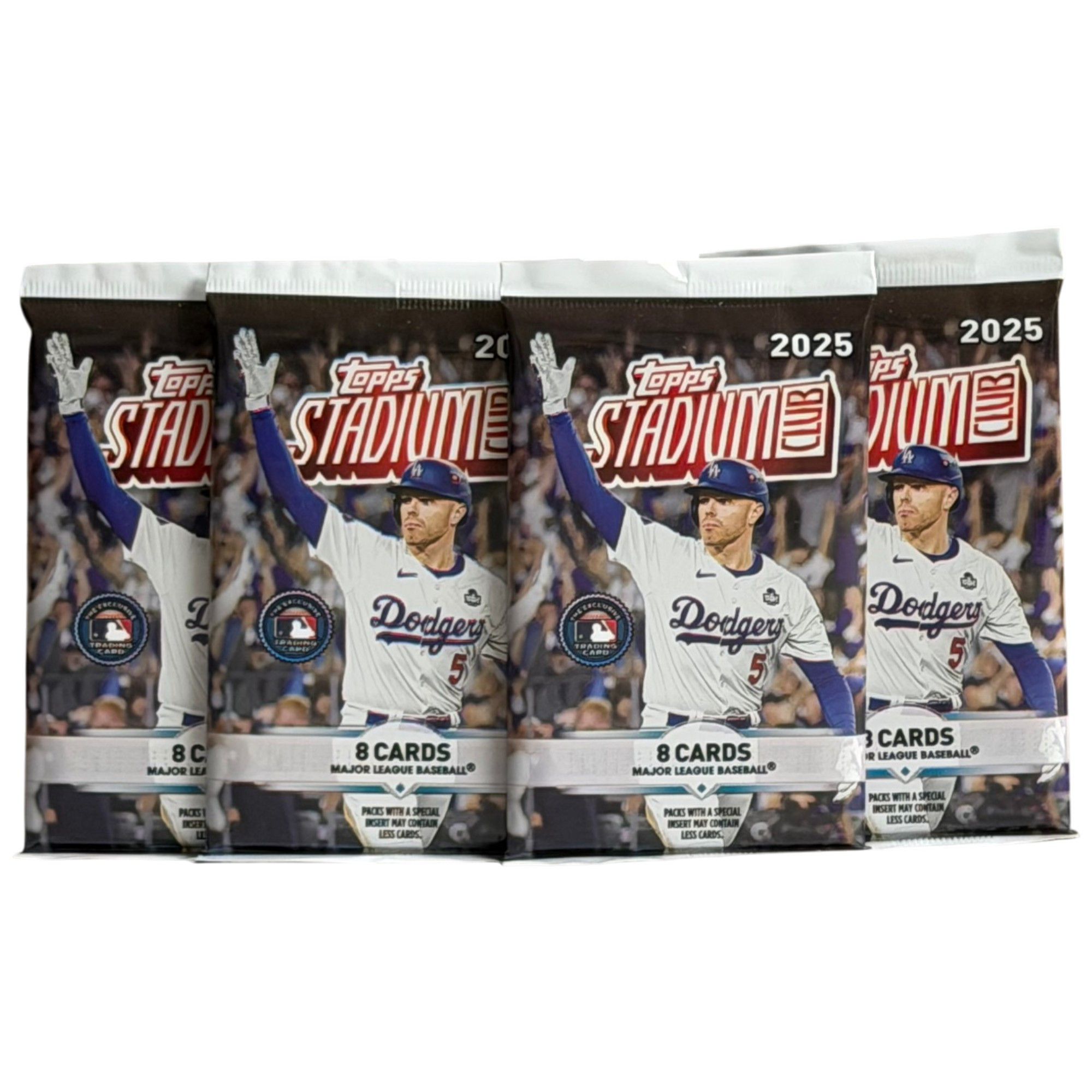 TEMU 2025 Topps Baseball Mega Pack Lot Of 4 | 32 Total Cards | Inserts | Factory Sealed