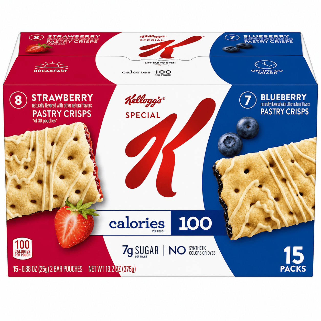   pastry     pack 15 individual snack bars  