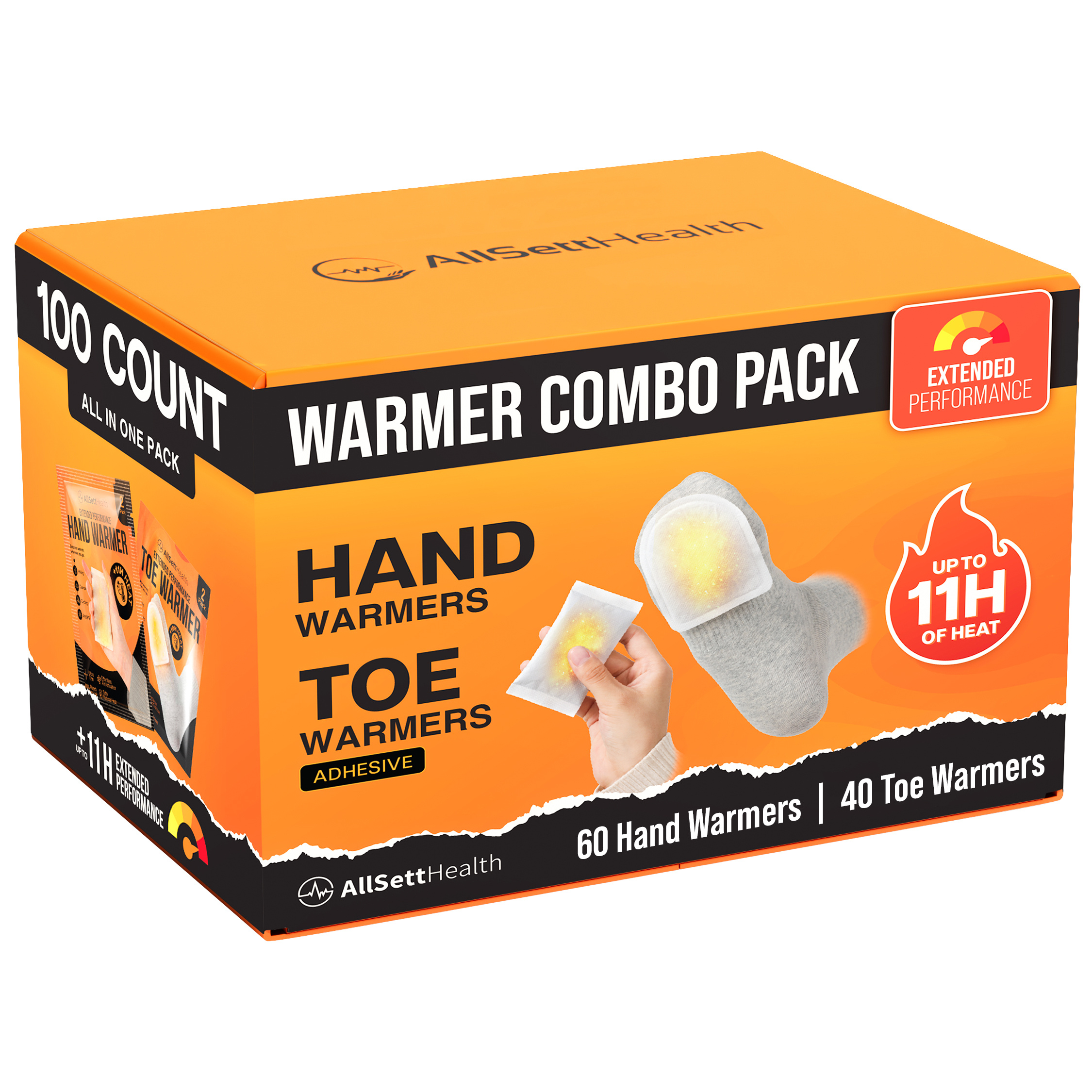TEMU Hand And Pack – 100 Piece Set With 30 Pairs Hand Warmers And 20 Pairs Adhesive – Long Lasting Heat Packs For Cold Weather, Work, Skiing, Travel