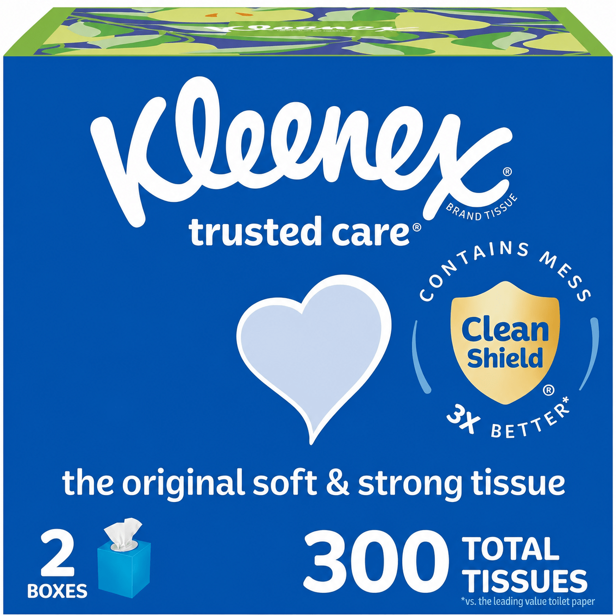 TEMU Kleenex Kleenex Care Tissues Facial Tissue 2 Ply 8.20" Width X 8.40" Length White 150/ / Pack