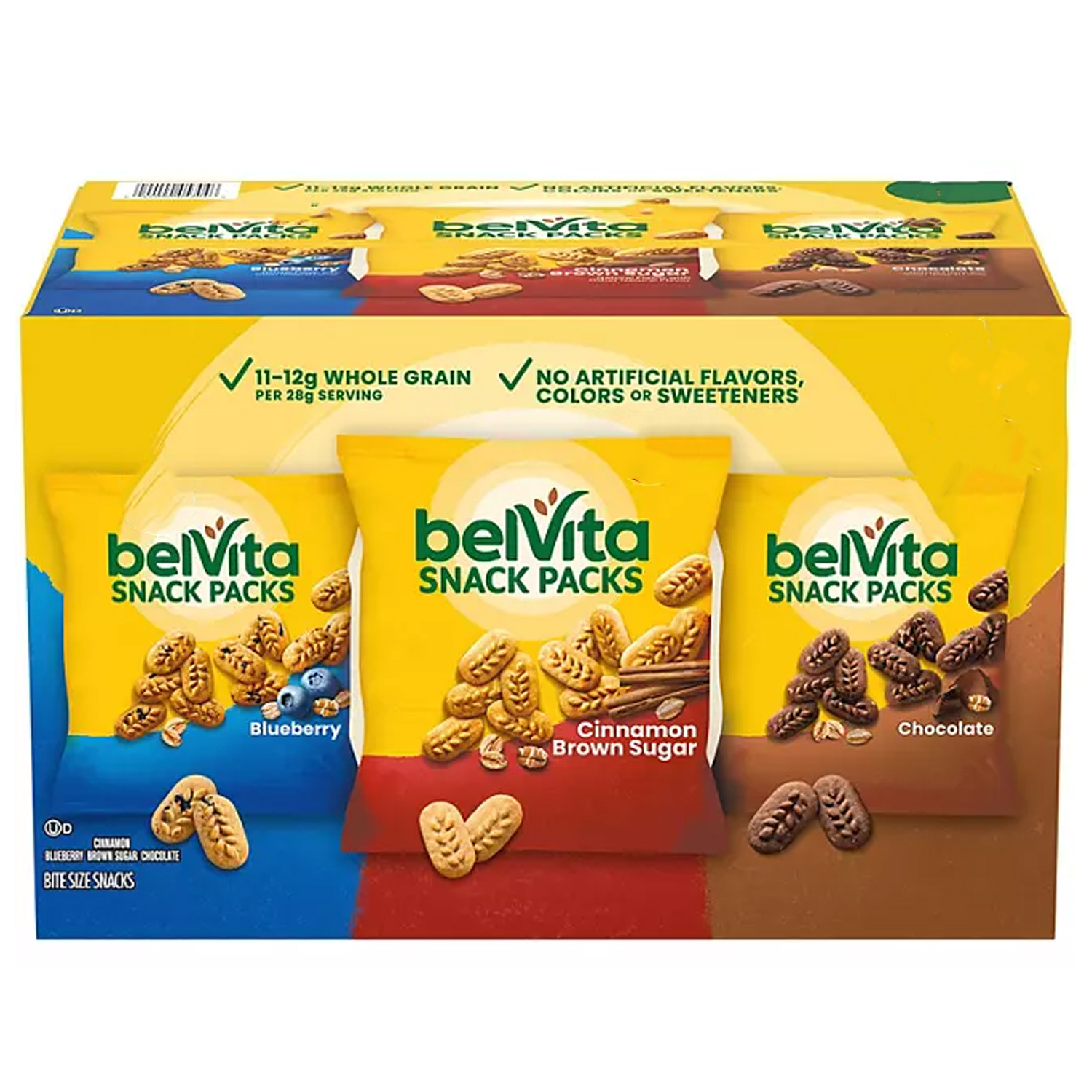 06 pack each 1 oz     breakfast biscuits   pack crunchy   snacks with  