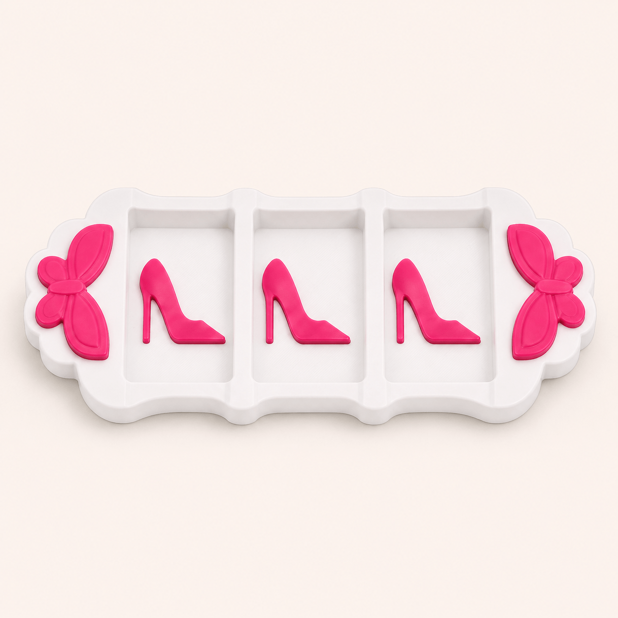 Mahjong Tile Exchange Organizer Tray, 3-slot Passing Tray For American Mahjong, Tabletop Tile Holder For 3-tile , Decorative Accessory, 6 Colors