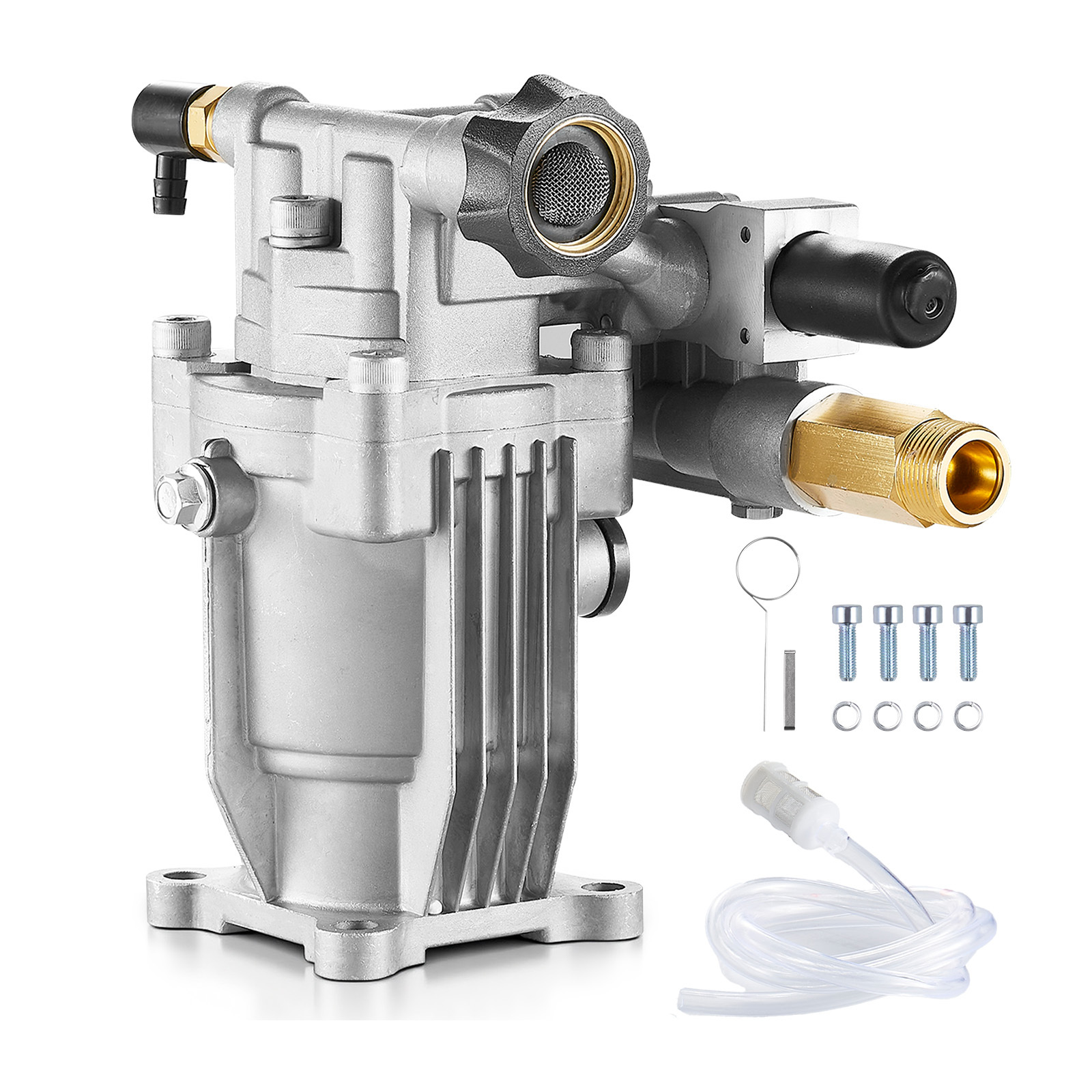 TEMU Vevor Pressure Washer Pump, 3/4" Shaft Horizontal, 3100 Psi, 2.35 Gpm, Replacement Power Washer Pumps Kit With Hardware And Siphon Tube,