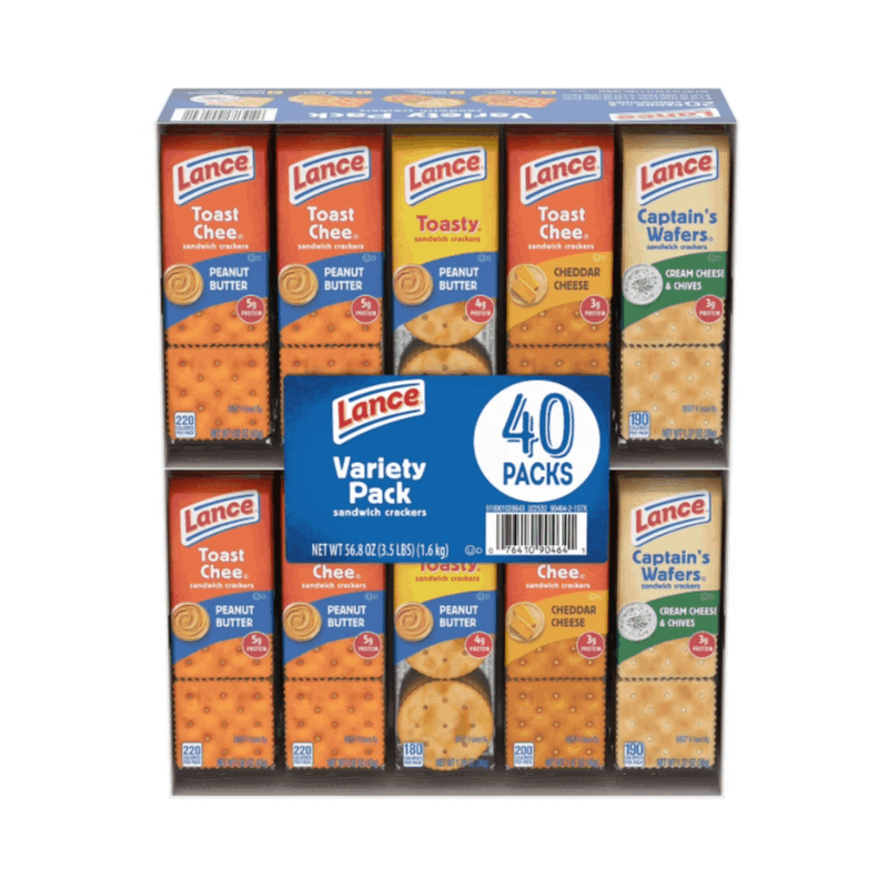 TEMU Sandwich Crackers Variety Pack. 20pk