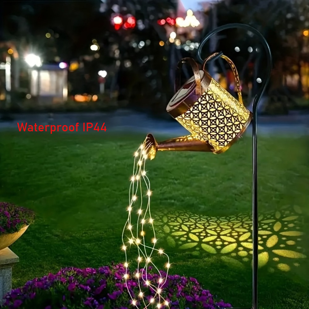 TEMU 1pc Waterproof Ip44 Solar Lantern String Light:vintage With Intricate Cutouts And A Hook. Perfect For Gardens, Patios, Or . Great For Christmas