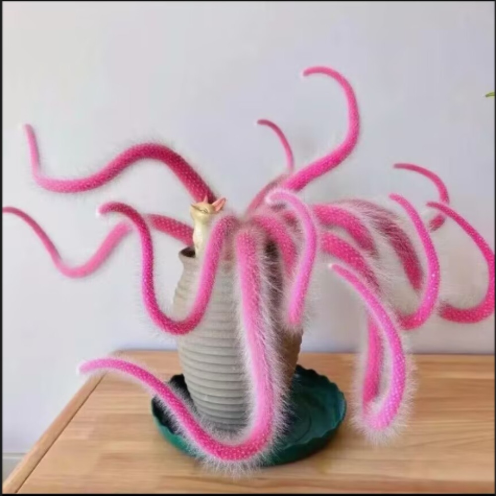 TEMU 50pcs Rat Tail Cactus, Pink Rat Tail Cactus, Newpink Succulent, Long Haired Potted Soft Haired Plant Cactus,