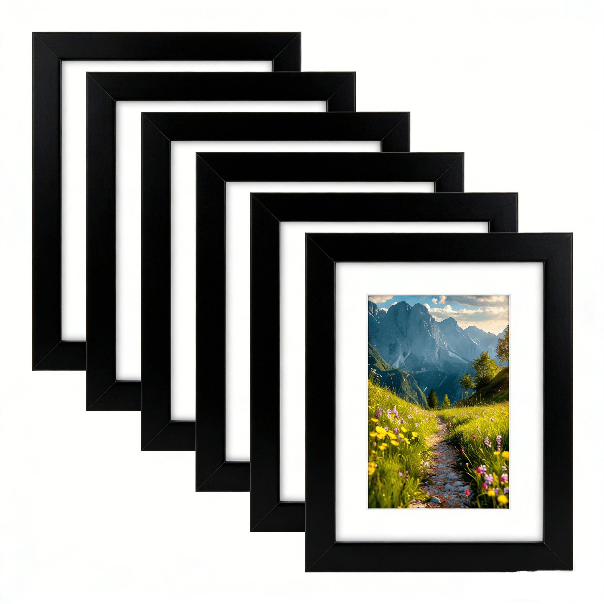   6x8 8x10 9x12 11x14 16x20 picture frames set     wall frame set with plexiglass wall mounting or tabletop display