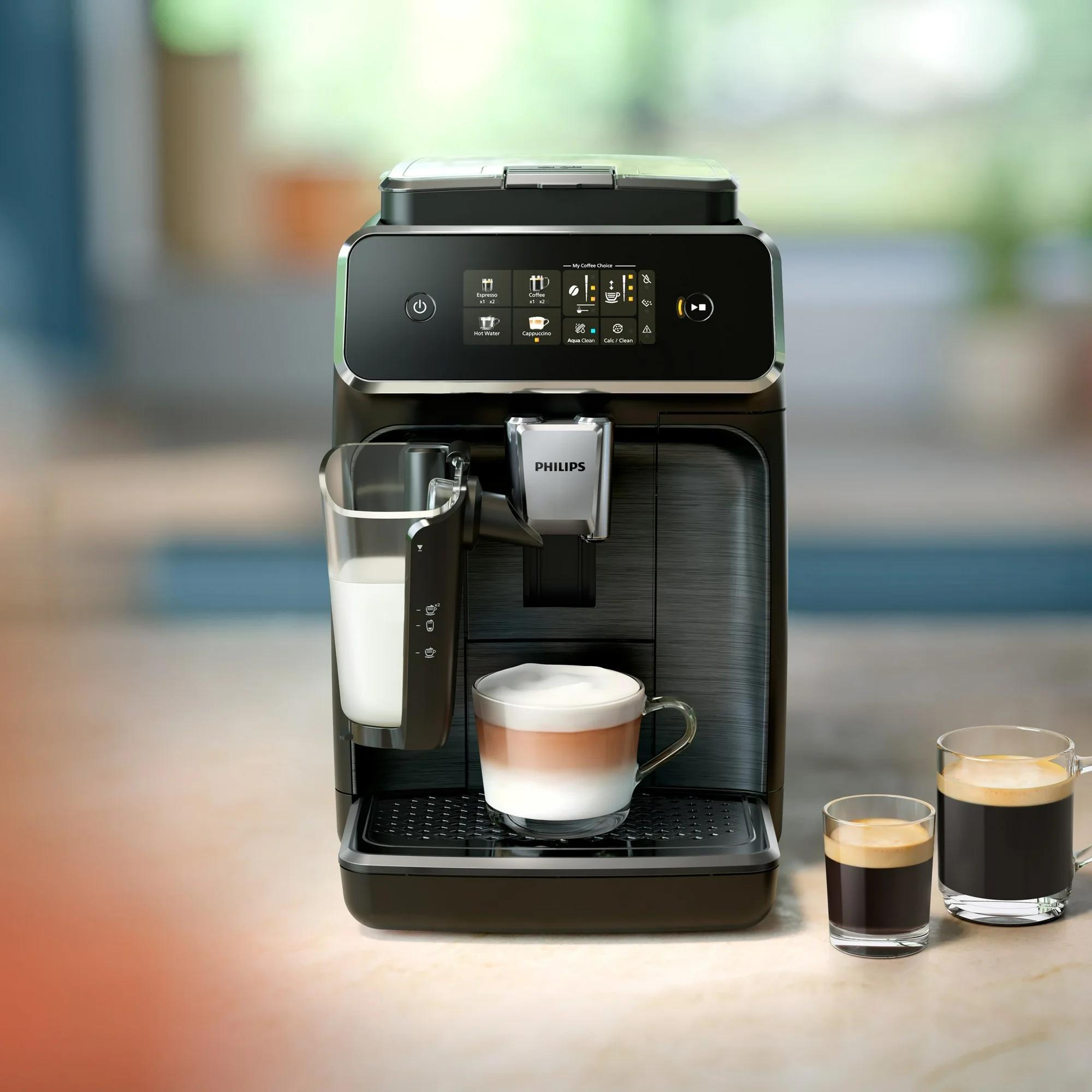2300 fully automatic espresso machine with   milk frother black Product details 1