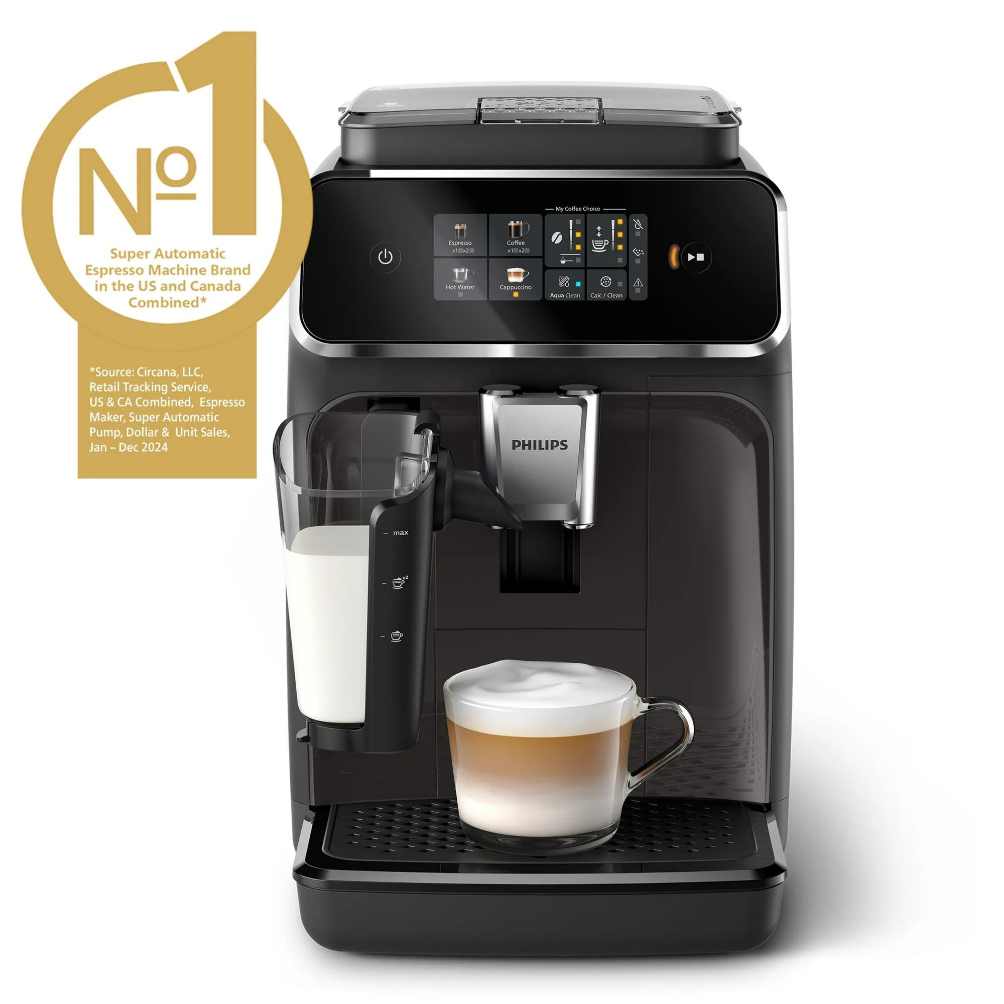 2300 fully automatic espresso machine with   milk frother black Product details 4