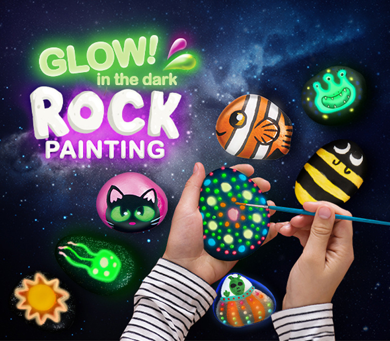 Dr. Daz Rock Painting Kit - Knutselen en Schilderen voor Kinderen