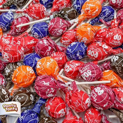 roll pops lollipops in bulk 5 individually wrapped suckers