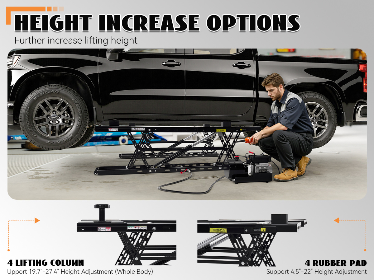 7000lb to 8000lb car lift designed for home garage workshop auto repair, suitable for sedan suv pickup and most universal vehicles, ideal   inspection and underbody work. Product details 1