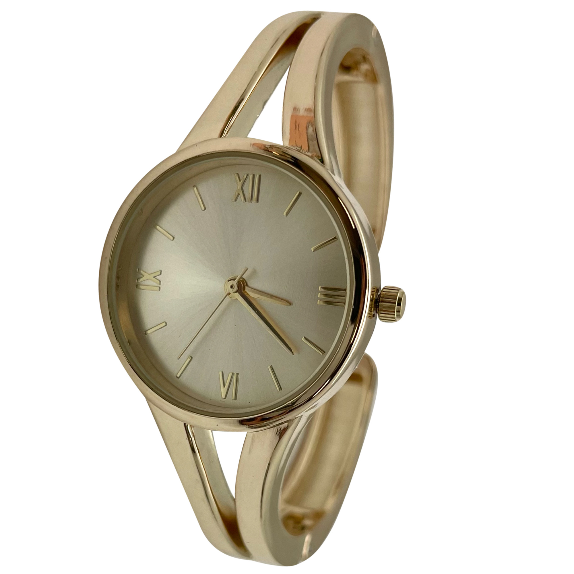 Minimalist Style Day Cuff Women's Bangle Watch