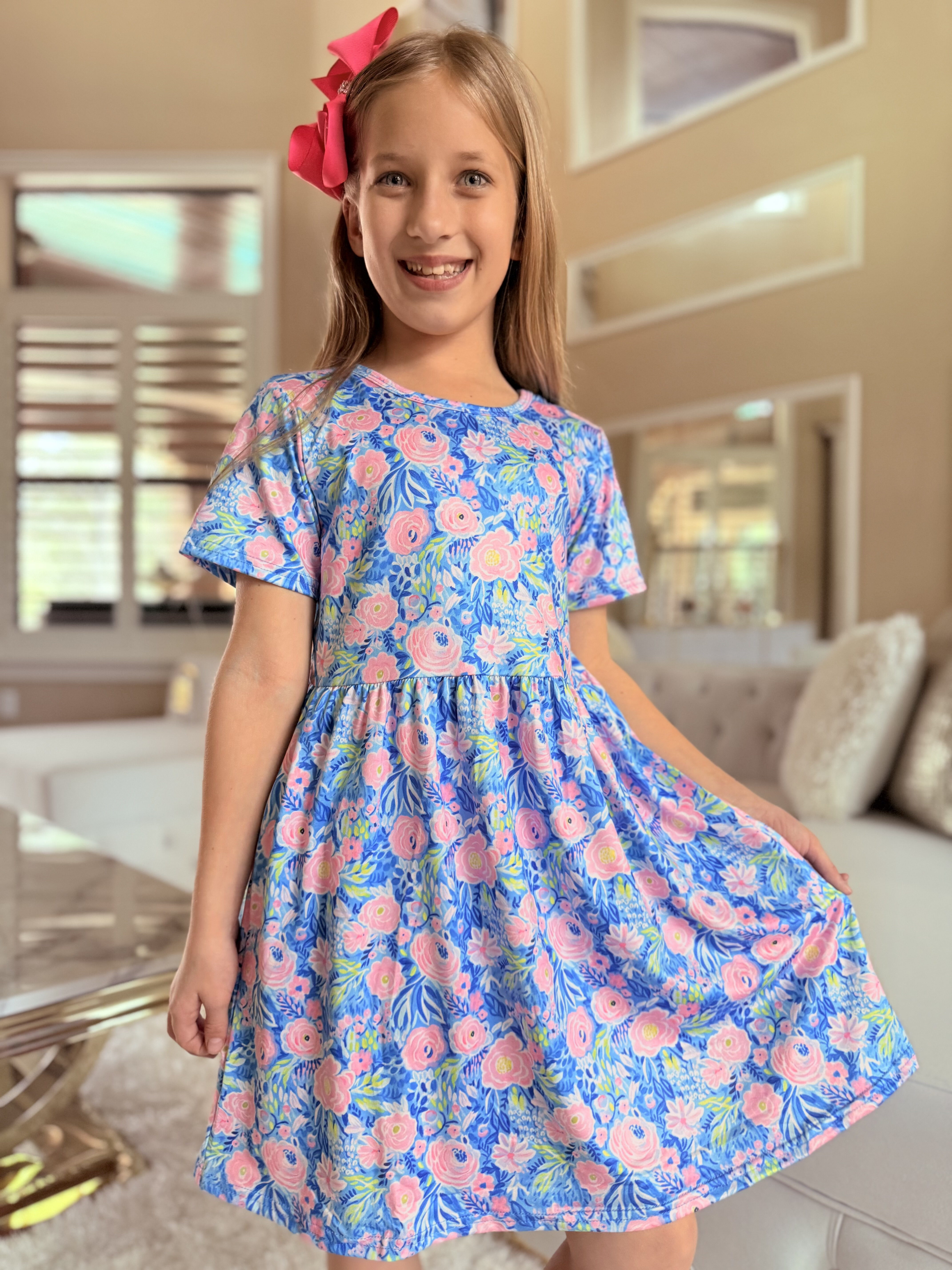 girls cotton dress sold on Temu United States