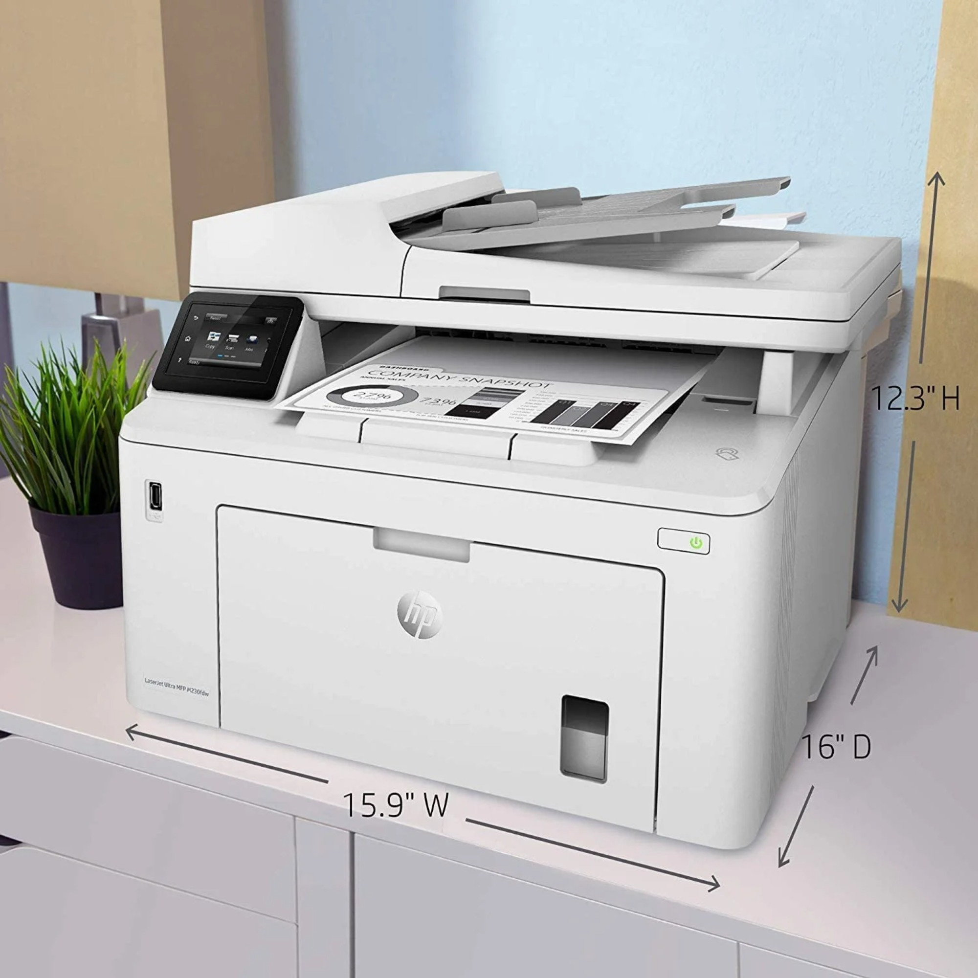 HP Laserjet Pro M227fdw All-in-One Wireless Laser Printer - The Perfect New Year Gift