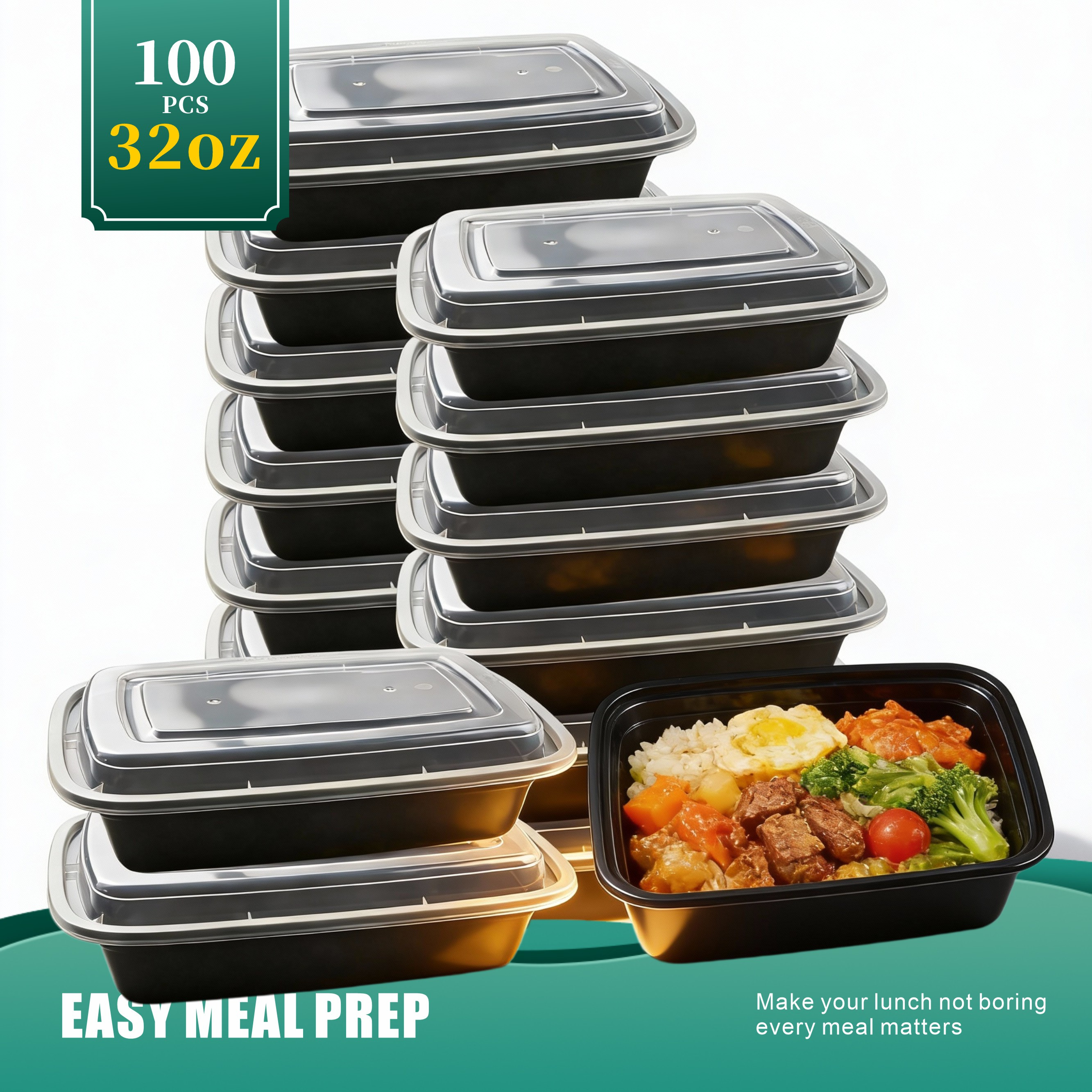 disposable meal prep containers sold on Temu United States