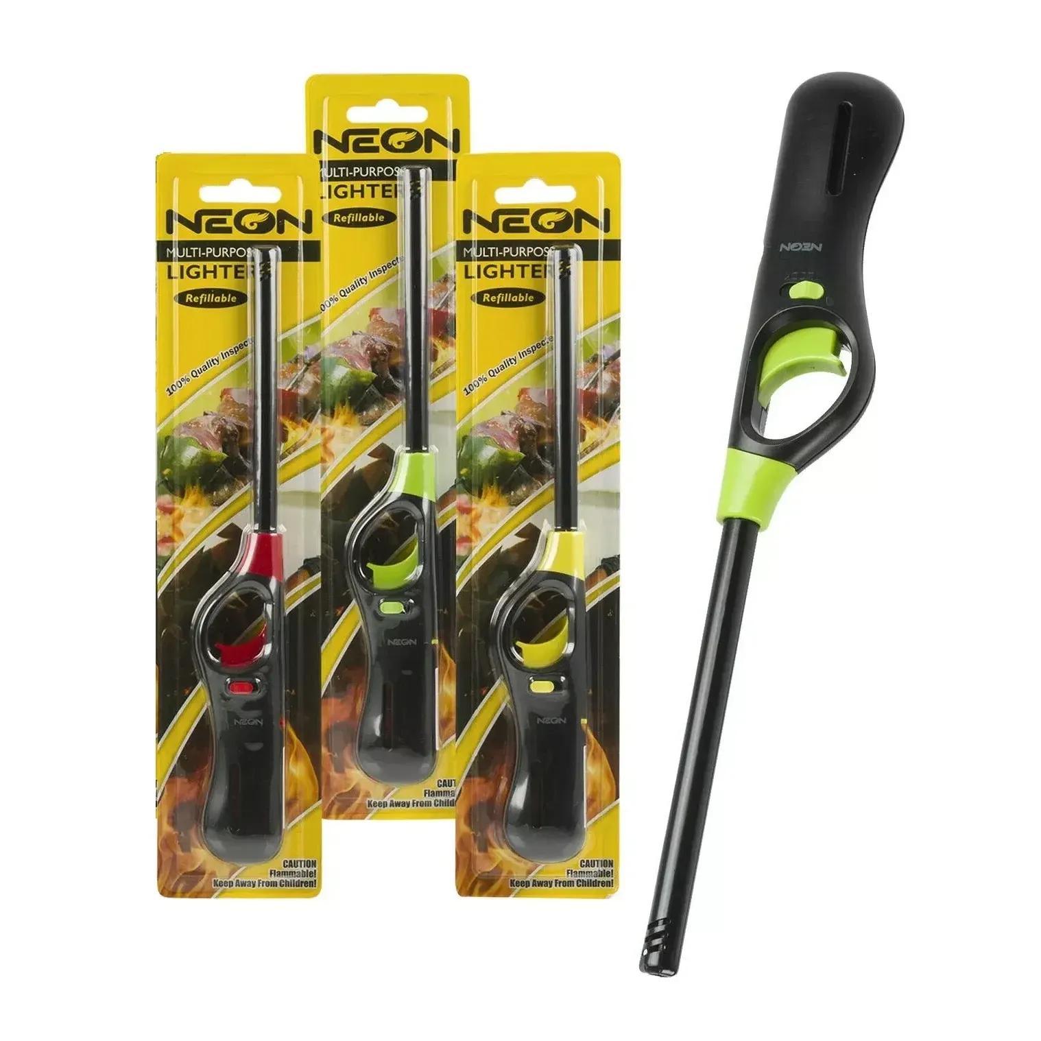 TEMU 3 X Neon Lighter Bbq (random Colors)