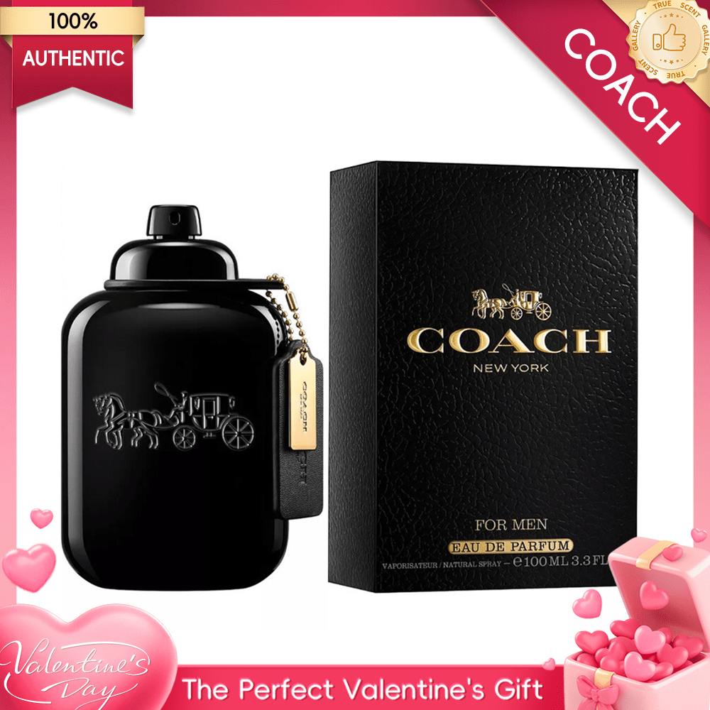 Coach New York Eau de Parfum for Men, 3.4 Fl Oz Urban Spray/3pc Gift Set, Refined Leather & Woody Scent, Sophisticated Daytime Fragrance, Modern American Cologne