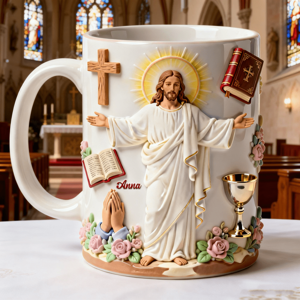 Faith In Christ Coffee Mug - Personalized Gift For Christian 05NATN311225