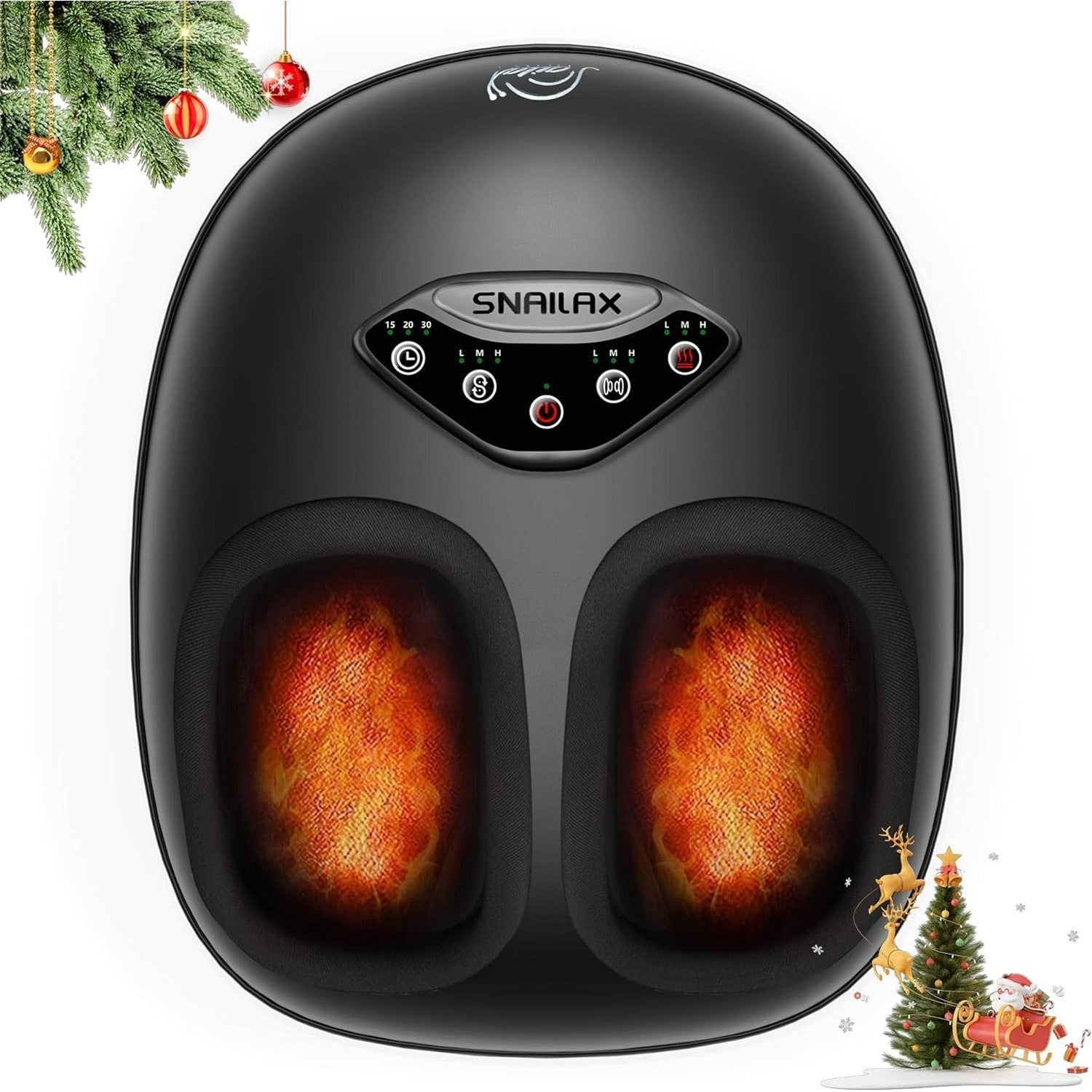 shiatsu foot massager with heat, electric rolling & kneading feet massage  machine for home and office - for , father's day, birthdays - health &  household - Temu