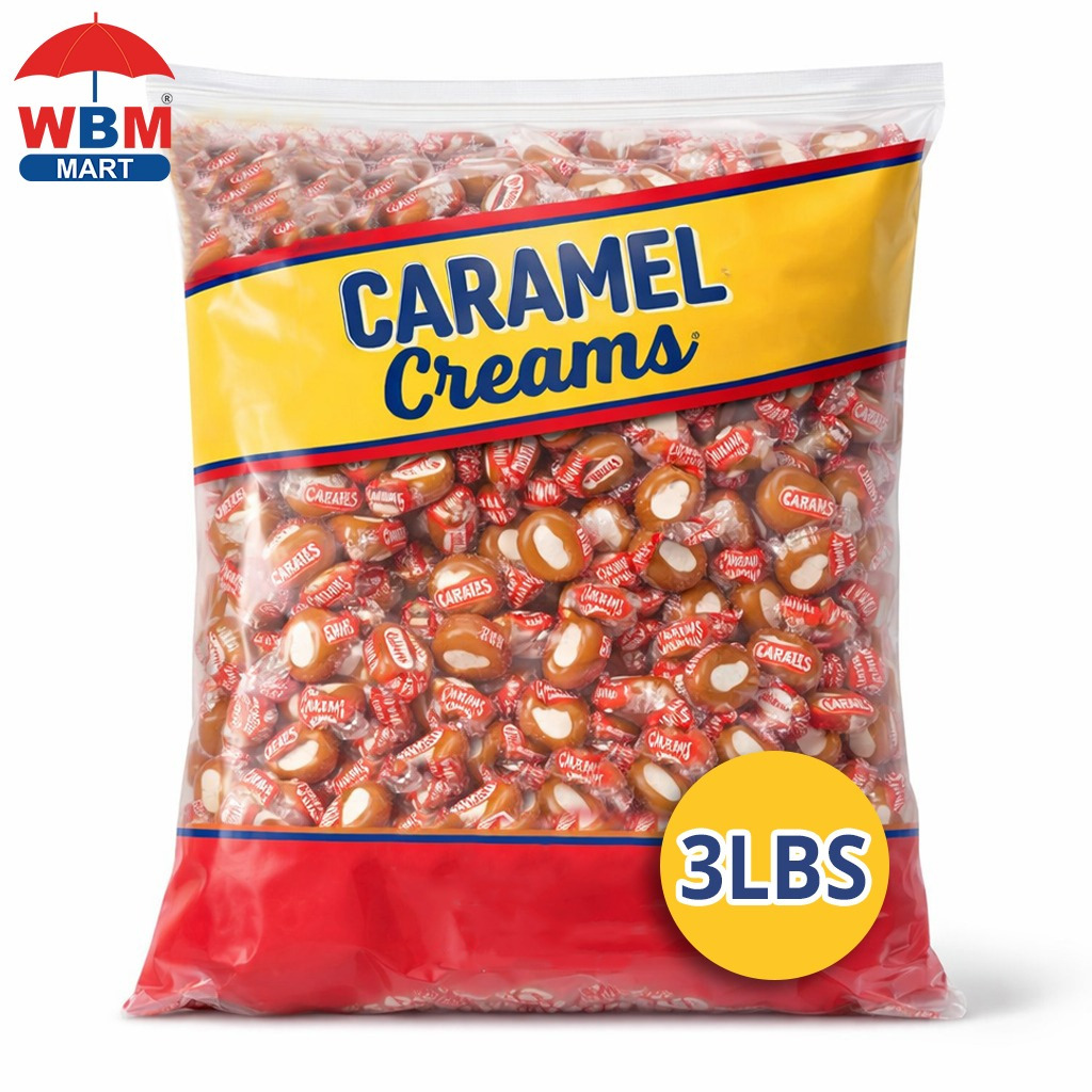 TEMU 3 Lbs - Premium Caramel Creams Candy