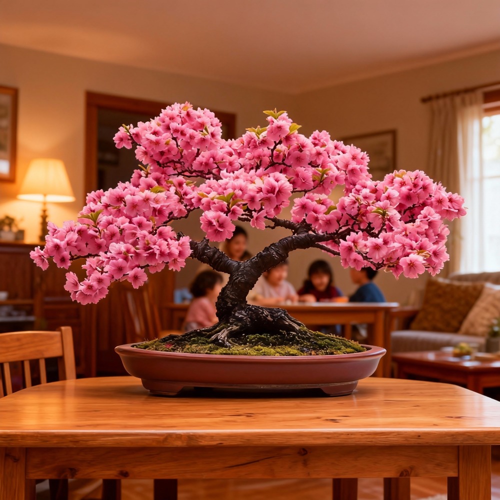 21 high-quality Japanese cherry blossom seeds for cultivating bonsai trees, perfect for home gardening and decorative planting.