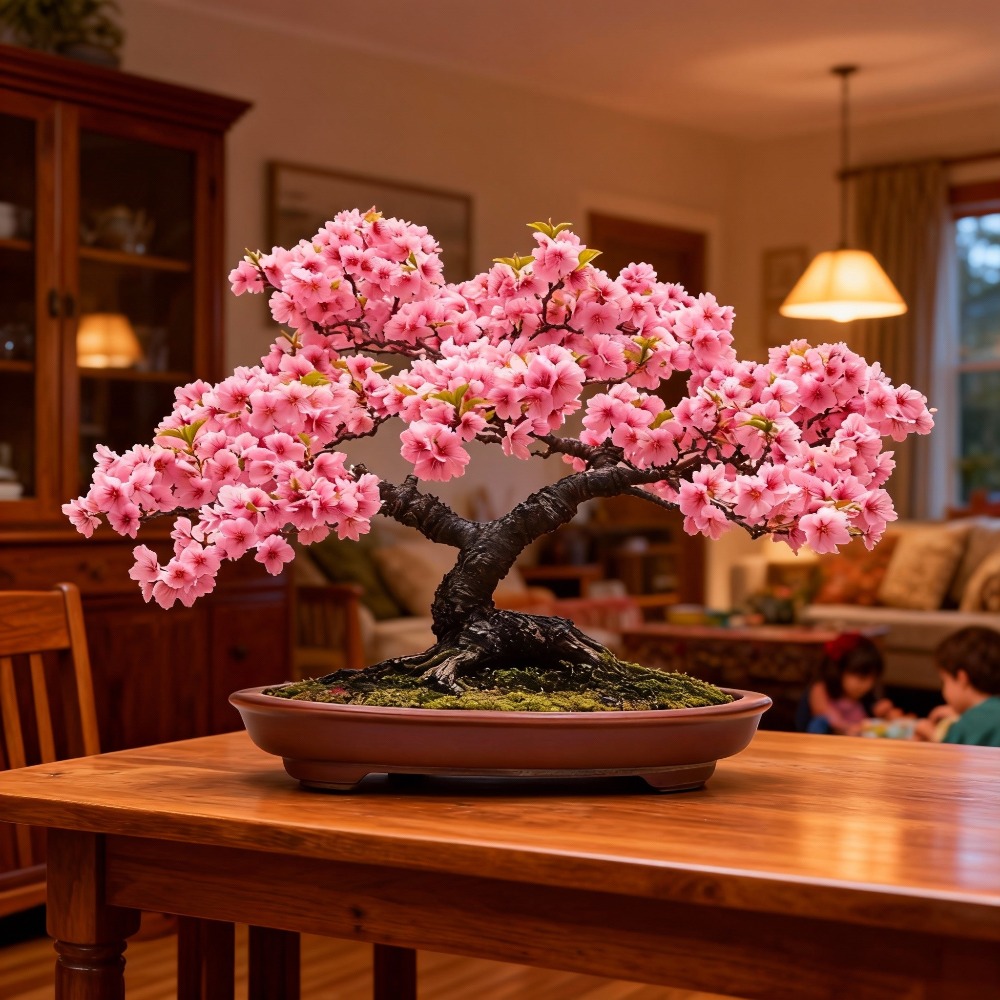 21 high-quality Japanese cherry blossom seeds for cultivating bonsai trees, perfect for home gardening and decorative planting.